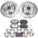 Rear Carbon-Fiber Ceramic Disc Pad And Rotor: Brake Kit, Z26 Street Performance