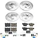 Front and Rear Disc Pad and Rotor: Disc Brake Kit, KIT