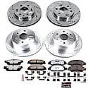 Front And Rear Carbon-Fiber Ceramic Disc Pad And Rotor: Brake Kit, Z36 Truck And Tow