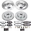 Front And Rear Carbon-Fiber Ceramic Disc Pad And Rotor: Brake Kit, Z36 Truck And Tow