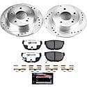 Rear Carbon-Fiber Ceramic Disc Pad And Rotor: Brake Kit, Z26 Street Performance