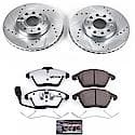 Front Carbon-Fiber Ceramic Disc Pad And Rotor: Brake Kit, Z26 Street Performance