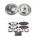 Rear Carbon-Fiber Ceramic Disc Pad And Rotor: Brake Kit, Z26 Street Performance