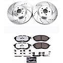 Carbon-Fiber Ceramic Disc Pad And Rotor: Brake Kit, Z26 Street Performance