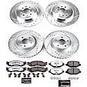 Front And Rear Carbon-Fiber Ceramic Disc Pad And Rotor: Brake Kit, Z36 Truck And Tow