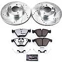 Z26 Street Performance Ceramic Brake Pad and Drilled & Slotted Rotor Kit