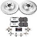 Front Carbon-Fiber Ceramic Disc Pad And Rotor: Brake Kit, Z26 Street Performance