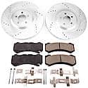 Front Carbon-Fiber Ceramic Disc Pad And Rotor: Brake Kit, Z23 Daily Driver