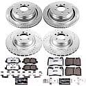 Front And Rear Carbon-Fiber Ceramic Disc Pad And Rotor: Brake Kit, Z36 Truck And Tow