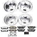 Front And Rear Carbon-Fiber Ceramic Disc Pad And Rotor: Brake Kit, Z36 Truck And Tow