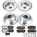 Front And Rear Carbon-Fiber Ceramic Disc Pad And Rotor: Brake Kit, Z36 Truck And Tow