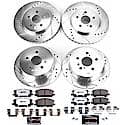 Front And Rear Carbon-Fiber Ceramic Disc Pad And Rotor: Brake Kit, Z36 Truck And Tow