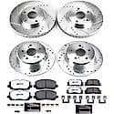 Front And Rear Carbon-Fiber Ceramic Disc Pad And Rotor: Brake Kit, Z36 Truck And Tow