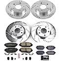 Front And Rear Carbon-Fiber Ceramic Disc Pad And Rotor: Brake Kit, Z23 Daily Driver