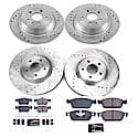 Front And Rear Carbon-Fiber Ceramic Disc Pad And Rotor: Brake Kit, Z23 Daily Driver