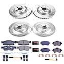 Front And Rear Carbon-Fiber Ceramic Disc Pad And Rotor: Brake Kit, Z23 Daily Driver