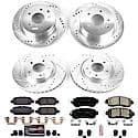 Front And Rear Carbon-Fiber Ceramic Disc Pad And Rotor: Brake Kit, Z23 Daily Driver