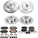 Z23 Daily Driver Carbon-Fiber Ceramic Brake Pad and Drilled & Slotted Rotor Kit