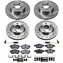 Front And Rear Carbon-Fiber Ceramic Disc Pad And Rotor: Brake Kit, Z23 Daily Driver