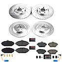 Front And Rear Carbon-Fiber Ceramic Disc Pad And Rotor: Brake Kit, Z23 Daily Driver