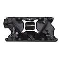 Performer 351-W Intake Manifold for S/B Ford 351 Windsor, Black Finish