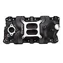 Performer RPM Small Block Chevy Black Intake Manifold