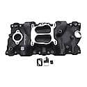 Performer Intake Manifold for 1987-95 Small-Block Chevy, Black Finish