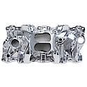 Performer Intake Manifold for 1987-95 Small-Block Chevy, Polished Finish