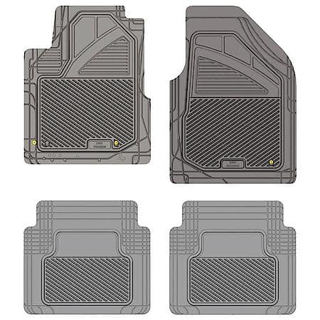 Custom Fit Car Floor Mats fits Audi SQ5 2014 Tan Front & 2nd Seat Car Mats Gray