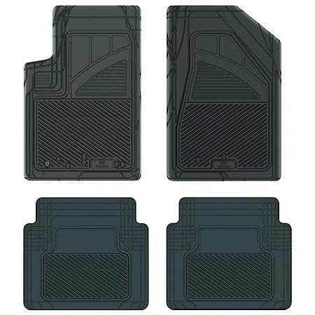 Custom Fit Car Floor Mats fits BMW 128 2013 Tan Front & 2nd Seat Car Mats Gray