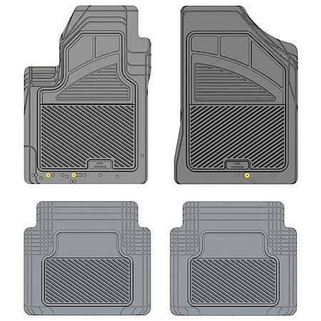 Custom Fit Car Floor Mats fits Audi TT 2010 Gray Front & 2nd Seat Car Mats Gray