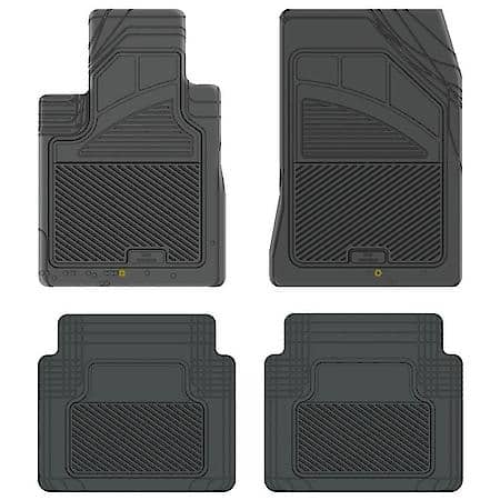 Custom Fit Car Floor Mats fits Bentley CONTINENTAL 2016 Black Front & 2nd Seat Car Mats Gray