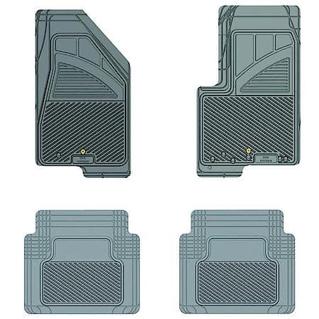 Custom Fit Car Floor Mats fits BMW 325 2013 Gray Front & 2nd Seat Car Mats Gray