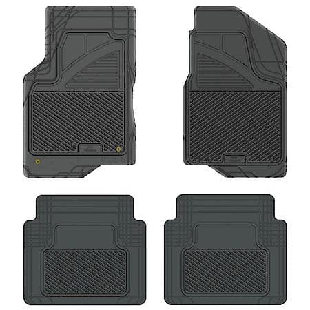 Custom Fit Car Floor Mats fits Audi S4 2014 Tan Front & 2nd Seat Car Mats Gray