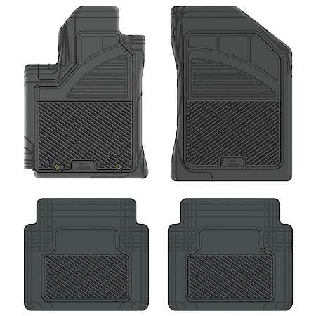 Custom Fit Car Floor Mats fits BMW 528 2010 Tan Front & 2nd Seat Car Mats Gray