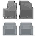 Custom Fit 4 Piece Floor Mat Set, Grey