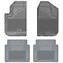 Custom Fit Car Floor Mats fits BMW 535 2013 Tan Front & 2nd Seat Car Mats Gray