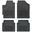 Custom Fit Car Floor Mats fits BMW 328 2013 Black Front & 2nd Seat Car Mats Gray