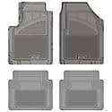 Custom Fit 4 Piece Floor Mat Set, Grey