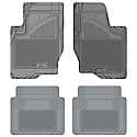 Custom Fit Car Floor Mats fits Audi S7 2014 Black Front & 2nd Seat Car Mats Gray