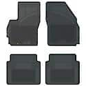 Custom Fit Car Floor Mats fits BMW 335 2013 Tan Front & 2nd Seat Car Mats Gray