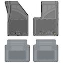 Custom Fit 4 Piece Floor Mat Set, Grey