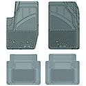 Custom Fit 4 Piece Floor Mat Set, Grey