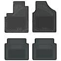 Custom Fit Car Floor Mats fits BMW 135 2011 Black Front & 2nd Seat Car Mats Gray