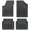 Custom Fit 4 Piece Floor Mat Set, Grey