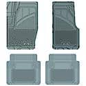 Custom Fit 4 Piece Floor Mat Set, Grey