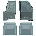 Custom Fit 4 Piece Floor Mat Set, Grey