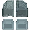 Custom Fit 4 Piece Floor Mat Set, Grey