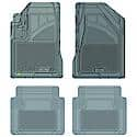 Custom Fit 4 Piece Floor Mat Set, Grey