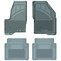 Custom Fit 4 Piece Floor Mat Set, Grey